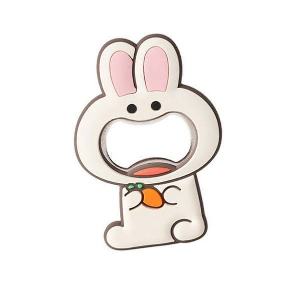 Creative Bottle Opener Refrigerator Decors Double Purpose Kitchens Tool Safe PVC Materials