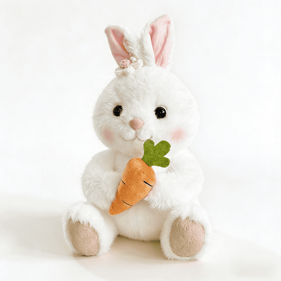 Creative Bow Rabbit Plush Animal Doll Soft Hug Rabbit Plush Toy Cartoon ...