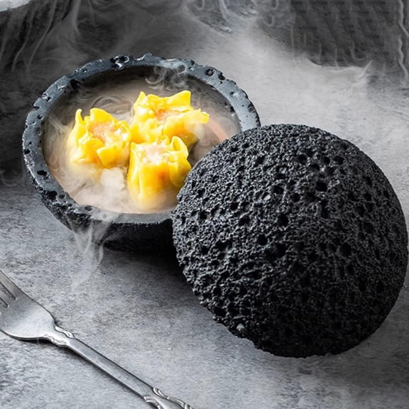 Creative Bowl Tableware Serving Tray for Cuisine Smoked Coffee Table 12cm with Clapboard