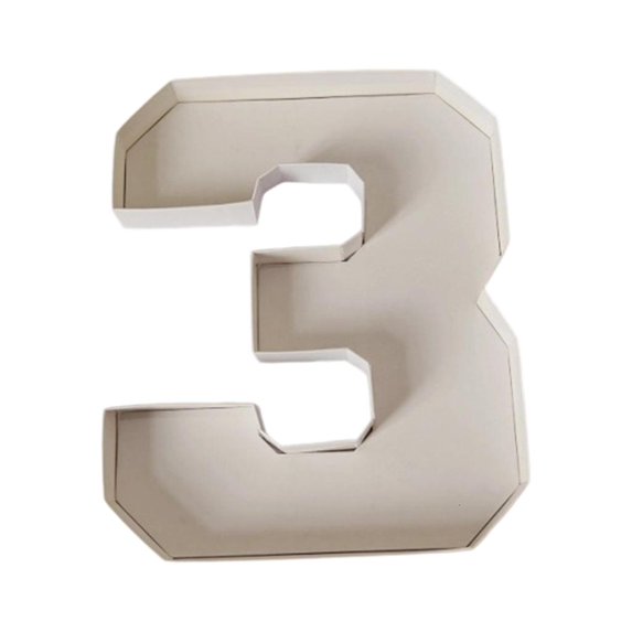 Creative Box With Letters Design Lightweighted Party Display Sweets Container For Home Outdoor Use