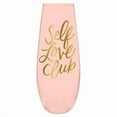 thumbnail image 1 of Self Love Club Stemless Champagne Flute Glass in Tinted Pink, 1 of 6
