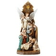 thumbnail image 1 of Creative Brands Avalon Gallery 16.25” Christmas Nativity Joseph Mary Jesus Shepherd Resin Figurine, 1 of 3
