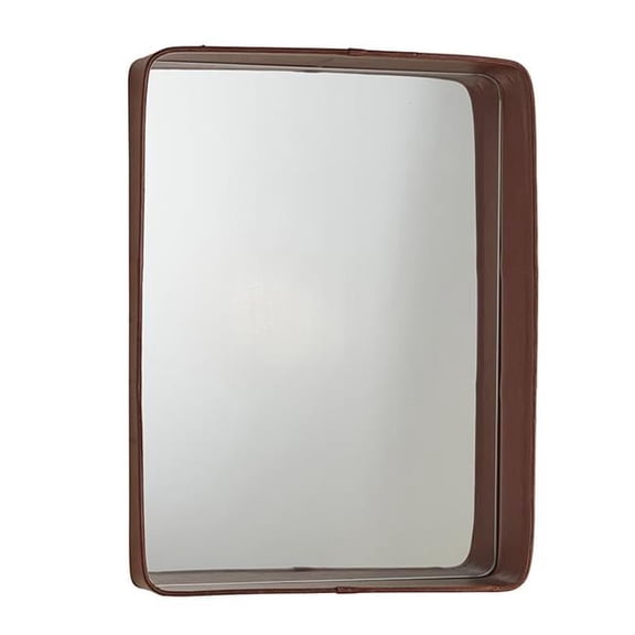 Creative Brands CMR920 Faux Leather Rim Mirror