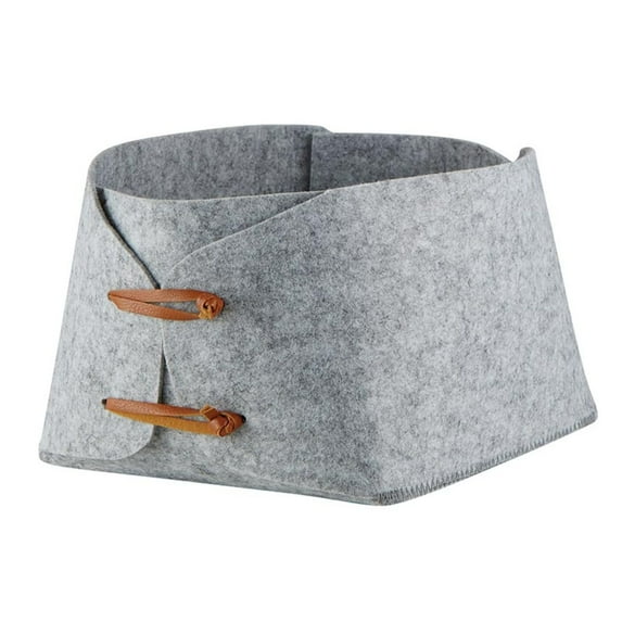 Creative Brands Felt Basket, Grey - Medium