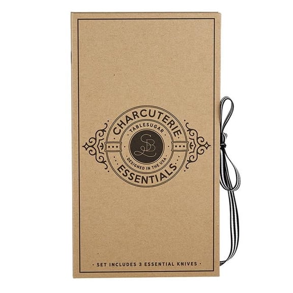 Creative Brands G2800 9 in. Charcuterie Essentials Cardboard Book Set