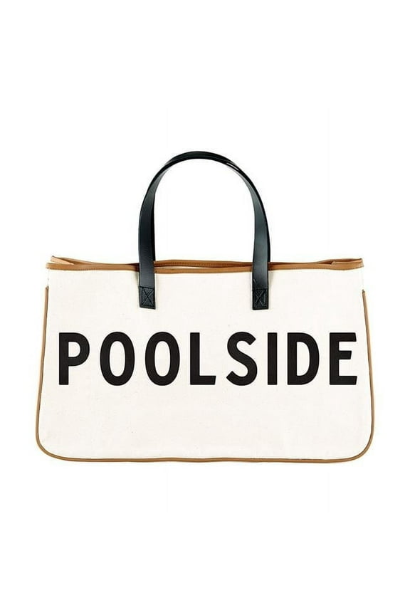 G3151 20 x 11 in. with 6 in. Gusset Canvas Tote - Poolside