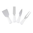 thumbnail image 1 of Creative Brands J2321 Face To Face Cardboard Book Set - Say Cheese Ceramic Cheese Knives - Set of 4, 1 of 1