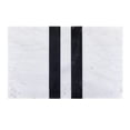 thumbnail image 1 of Santa Barbara Design Studio Table Sugar Marble Serving Platter, 16" x 10", Black Stripe, 1 of 5