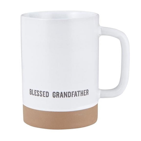 Creative Brands J6163 17 oz Dad, Forever my Hero Ceramic Mug - Signature - Blessed Grandfather