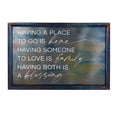 thumbnail image 1 of Creative Brands J6452 Heartfelt Home Small Metal Wall Art Wall Decor - Home, 1 of 3