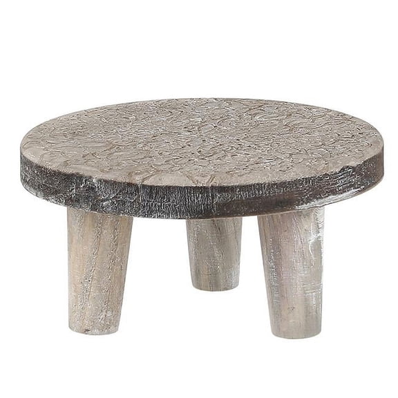 Santa Barbara Design Studio Pure Design Wood Riser, Small, Etched
