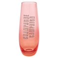 thumbnail image 1 of Creative Brands Slant Collections Stemless Champagne Glass, 10-Ounce, Champagne Campaign, 1 of 4