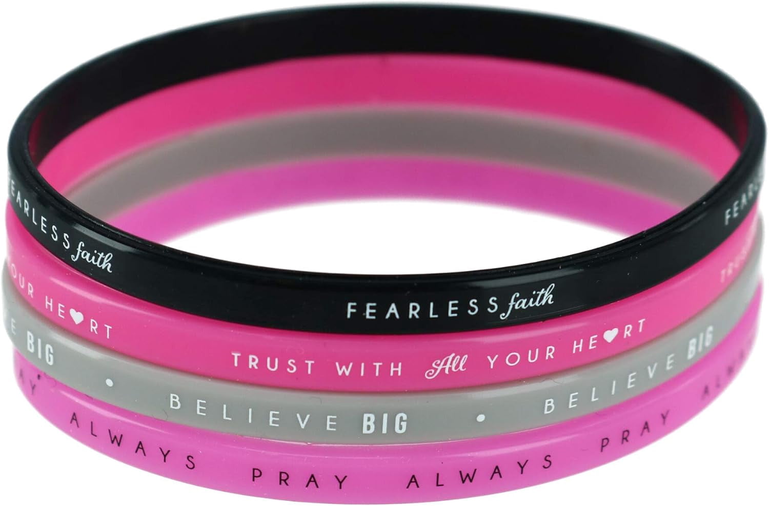 Creative Brands Faithworks Threads of Faith Silicone Wristband ...