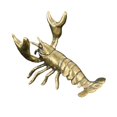 thumbnail image 1 of Creative Brass Lobster Pen Holder - Ideal Gift for Lobster Lovers, 1 of 6