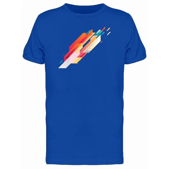 Creative Bright Colors Abstract Tee Men's -Image by Shutterstock