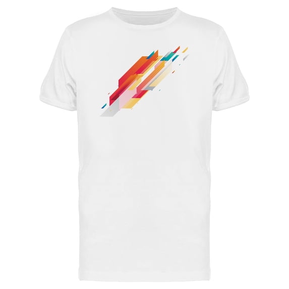 Creative Bright Colors Abstract Tee Men's - Men T-Shirt, 4XL
