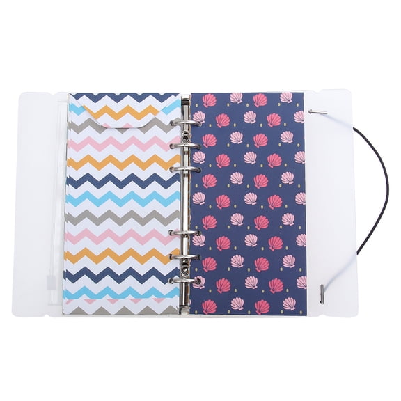 Supvox 1Set Budgeting Envelopes Kit with Unique Fashion Patterns Lightweight Plastic Wallet Friendly Storage Bag