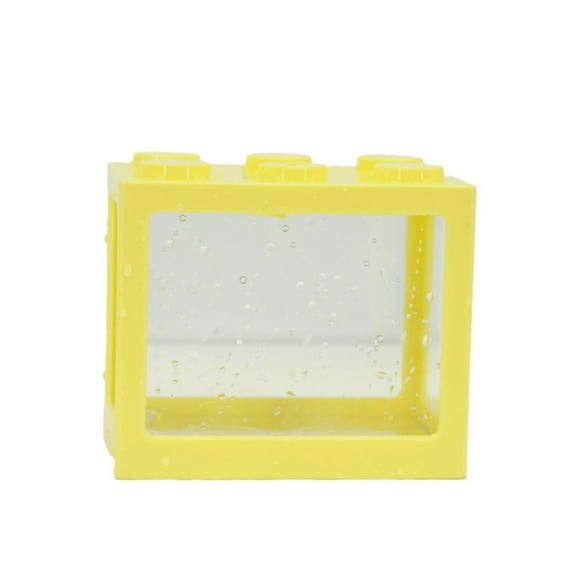 Creative Building Block Small Fish Tank Superposition Plastic Fish Tank for Decoration, Wide Application