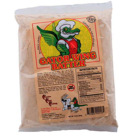 Creative Cajun Cooking Authentic Gator Wing Batter
