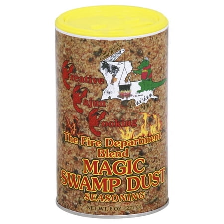 Creative Cajun Cooking The Fire Department Blend Louisiana Style Magic Swamp Dust Seasoning, 8 oz