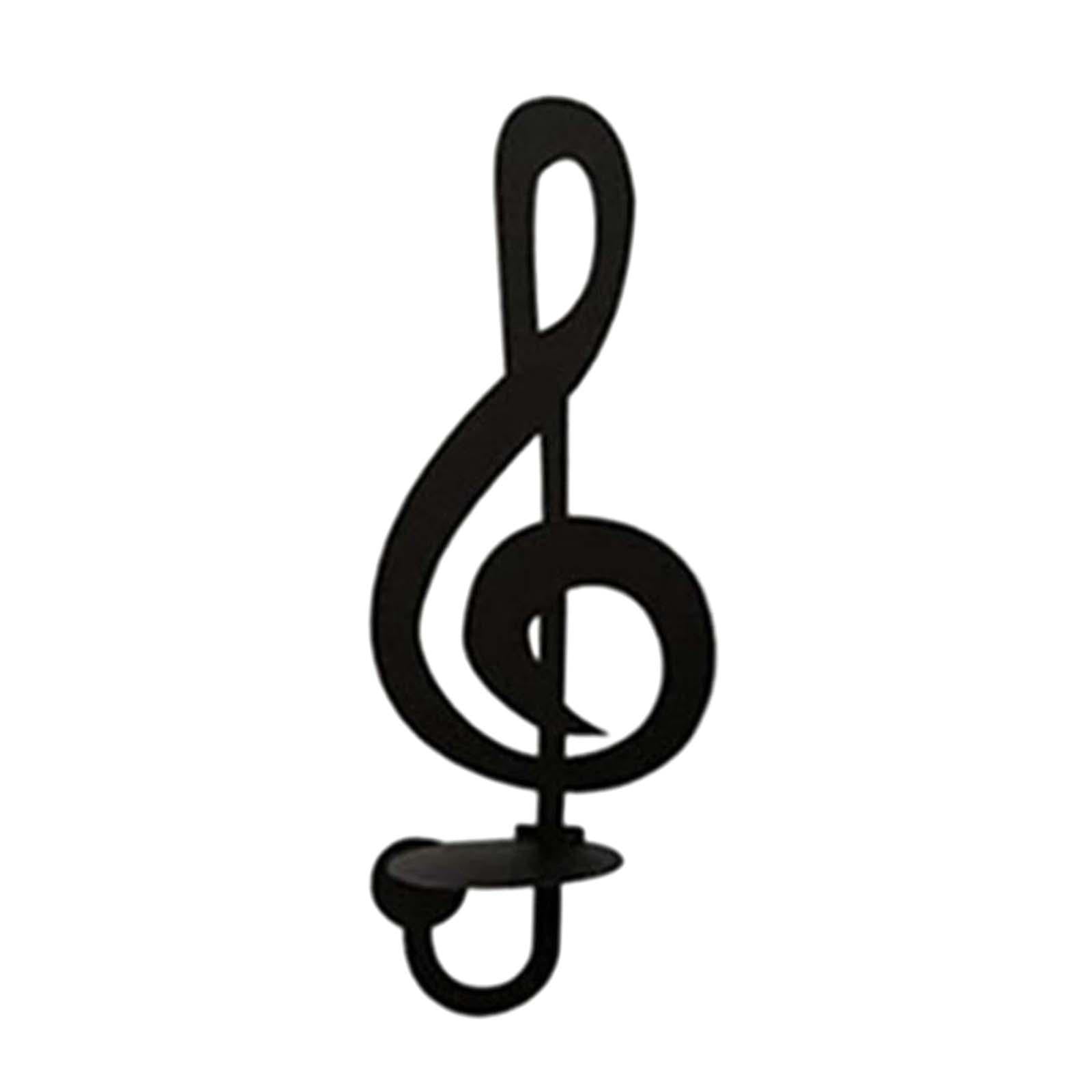 Creative Candle Holder Musical Note Candle Holder for Christmas Homes Dinner Style A
