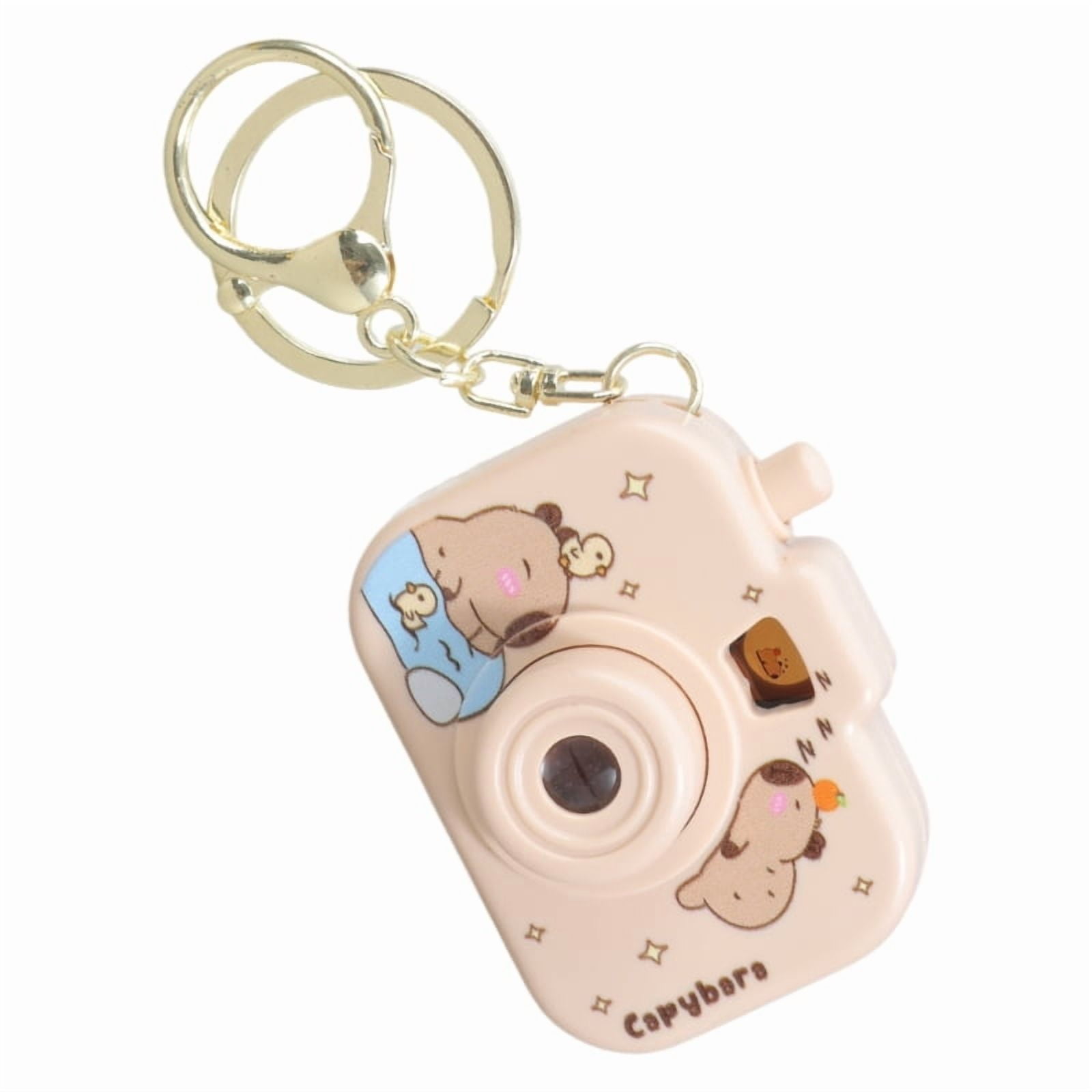 Creative Capybara Projection Camera Keychain With Built In Mini ...