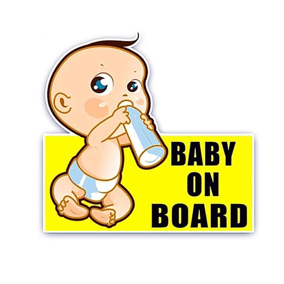 Creative Car Baby On Board Logo Emblem Devil Stickers DIY Easy and Stick Universal Fit Waterproof