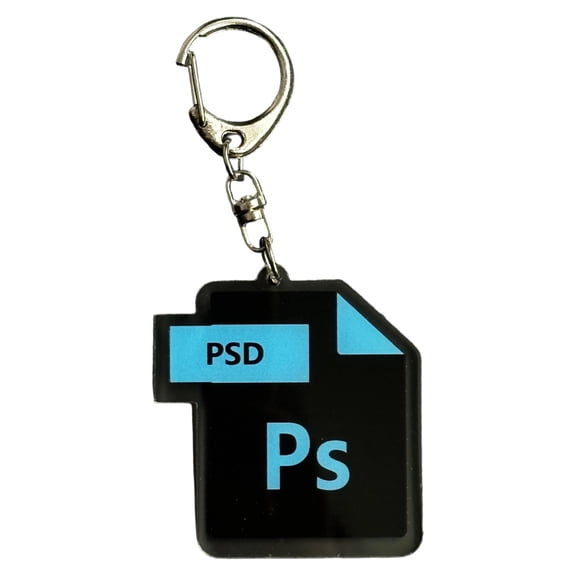 Creative Car Keychain Holder Artistic Decoration Acrylic Lightweight Gift