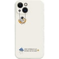 thumbnail image 1 of Creative Cartoon Astronaut White Phone Case, Camera Lens Proctection, Shockproof Soft Case for iPhone 14, 1 of 7