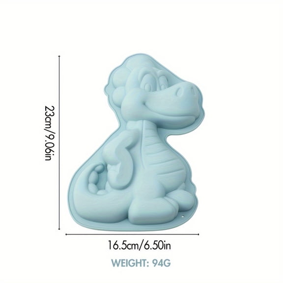 Creative Cartoon Dinosaur Silicone Cake Mold - Fun Baking Tool for Kids' Parties and Themed Events