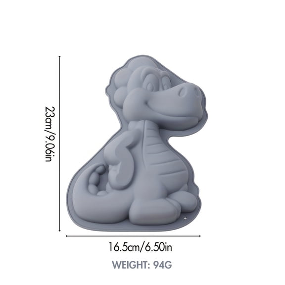 Creative Cartoon Dinosaur Silicone Cake Mold - Fun Baking Tool for Kids' Parties and Themed Events