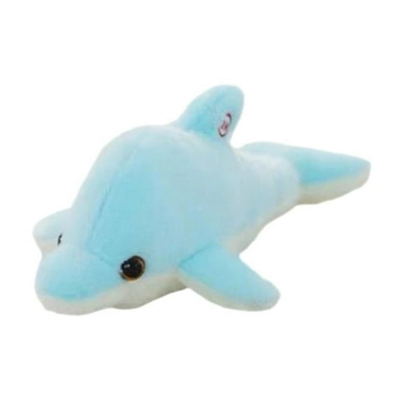 Creative Cartoon Glowing Dolphin Figurine Throwing Doll Birthday Gift, Led Light Plush Toy With Soft Pp Cotton, Anxiety Relief Night Light Companion For Children & S, Home