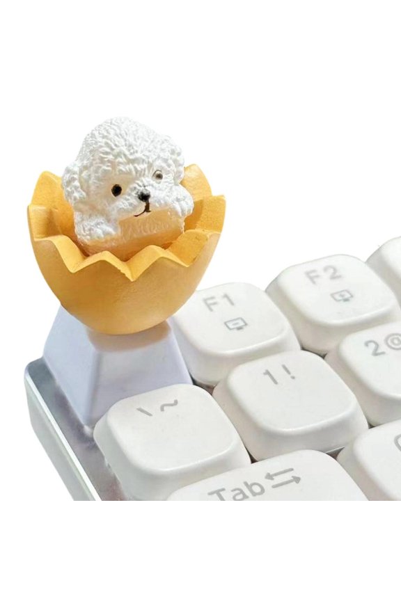 Creative Cartoon Kitten And Dog Design Keycaps For Mechanical Keyboard Fun And Unique Desktop Accessory