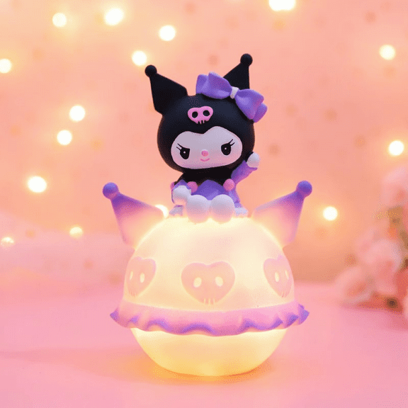 Creative Cartoon Kuromi Planet Night Light – Fun LED Lamp for Kids, Room Decor & Gifts