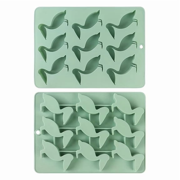 Creative Cartoon Pelican Silicone Ice Cube Tray - Fun and Whimsical Molds for Drinks and Desserts
