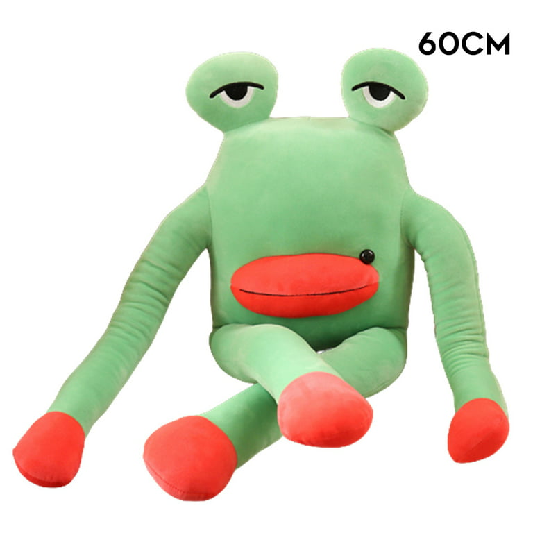 Creative Cartoon Plush Toy Funny Red Lips Frog Stuffed Doll Kids