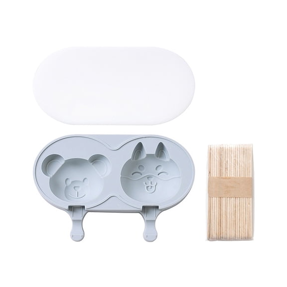 Creative Cartoon Silicone Ice Cream Mold - Fun DIY Popsicle Maker for Kids and Adults