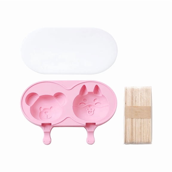 Creative Cartoon Silicone Ice Cream Mold - Fun DIY Popsicle Maker for Kids and Adults