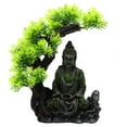 thumbnail image 1 of Creative Carved Resin  Buddha Figurine Aquarium Hideout Landscape Scene Shelter Hiding Fish Tank Home Desktop Ornament, 1 of 8