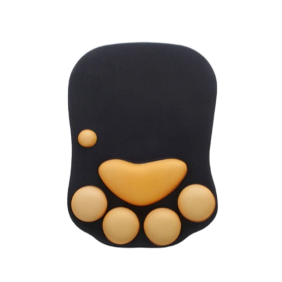 Creative Cat Paw Mouse Pad with Wrist Support, Cute Cat Design Desk Pad for Laptop and Desktop Compuer