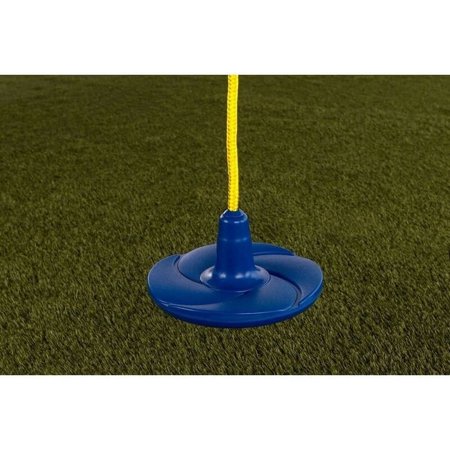 Creative Cedar Designs Disc Swing with Rope Blue