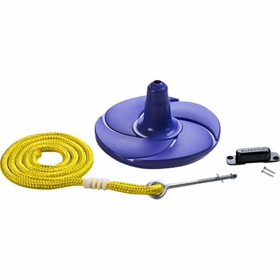 Creative Cedar Designs Disc Swing with Rope Purple