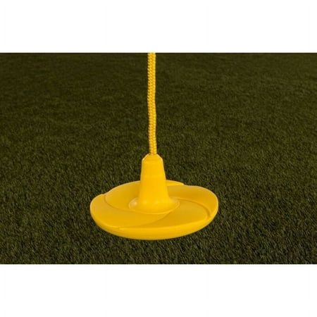Creative Cedar Designs Disc Swing with Rope Yellow