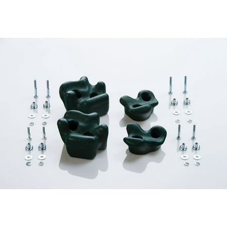 Creative Cedar Designs Playset Climbing Rocks (set of 4)- Green