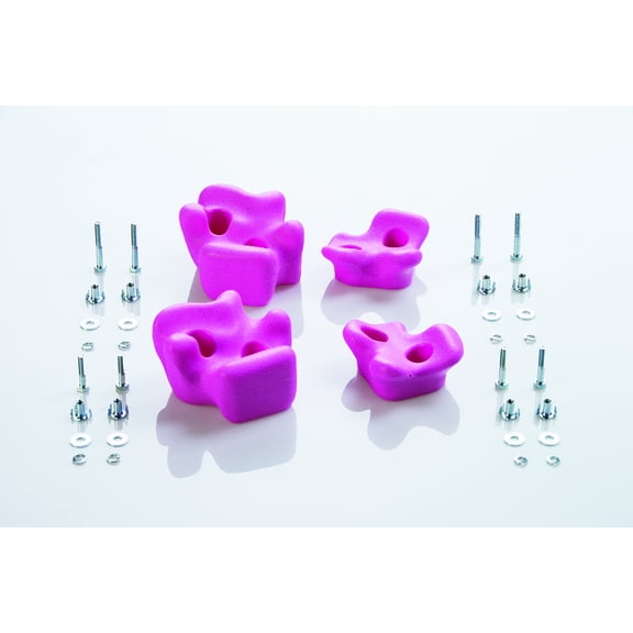 Creative Cedar Designs Playset Climbing Rocks (set of 4)- Pink