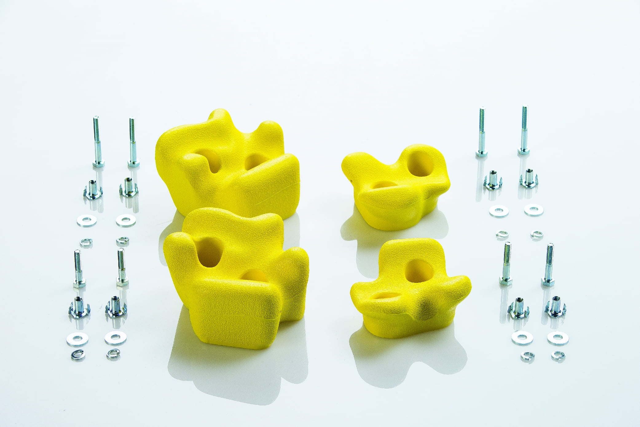 Creative Cedar Designs Playset Climbing Rocks (set of 4)- Yellow