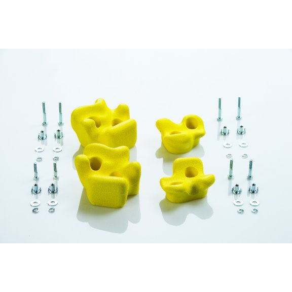 Creative Cedar Designs Playset Climbing Rocks (set of 4)- Yellow