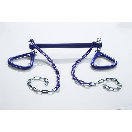 Creative Cedar Designs Ultimate Trapeze Bar w/ Triangle Rings- Purple