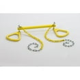 thumbnail image 1 of Creative Cedar Designs Ultimate Trapeze Bar w/ Triangle Rings- Yellow, 1 of 7