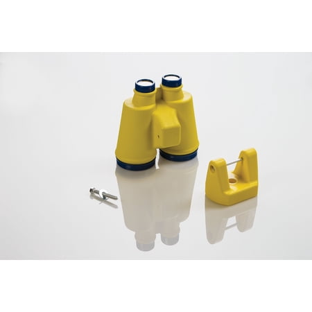 Creative Cedar Designs Yellow Plastic Playset Binoculars, Compatible with Most Wooden Swing Sets, Imaginative Play Only